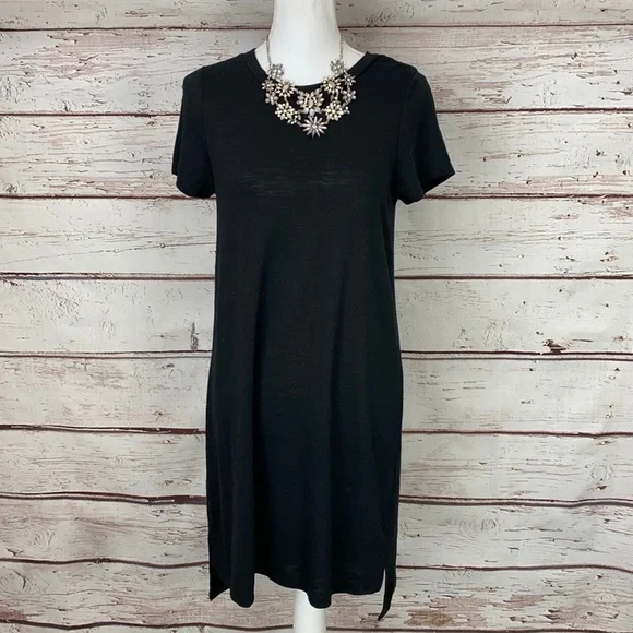 mossimo t shirt dress Mossimo Supply Co. Black T-Strap Shirt Dress Small